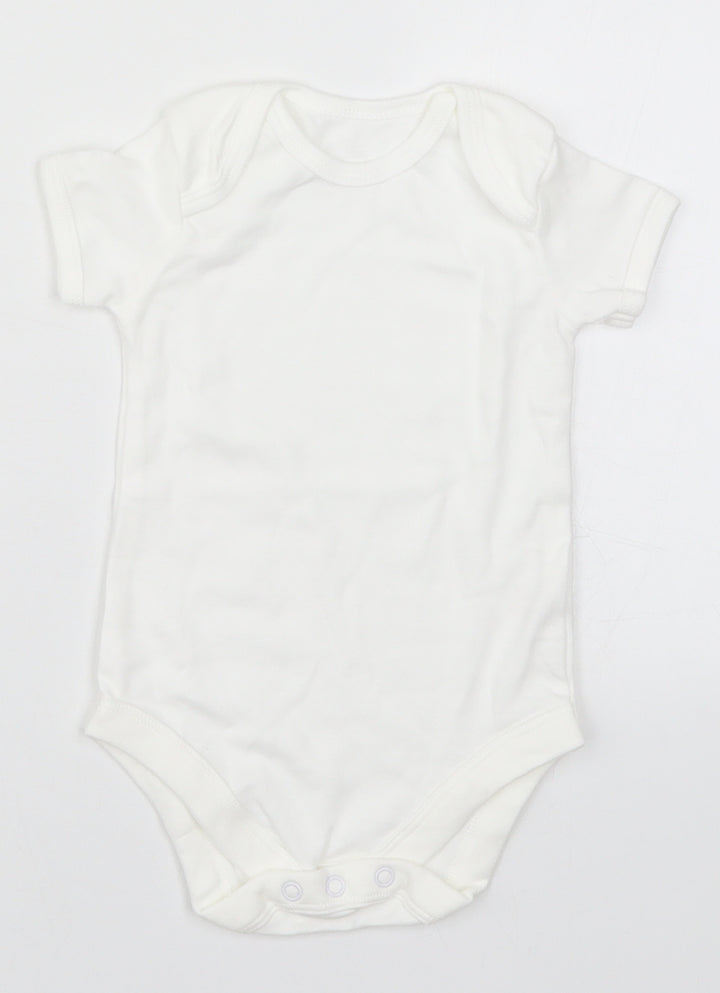 TU Baby White Babygrow One-Piece Size 6-9 Months
