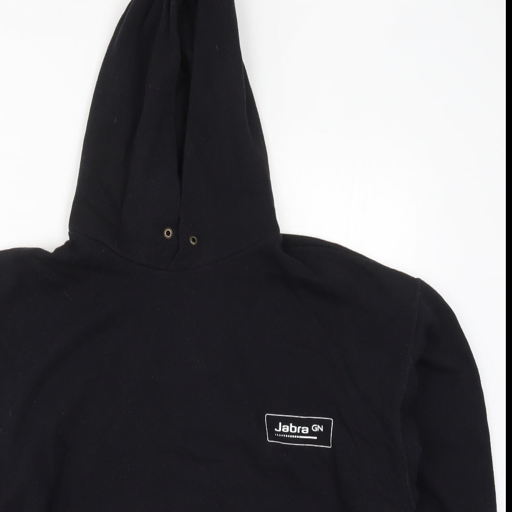 Fruit of the Loom Mens Black   Pullover Hoodie Size XL  - Jabra GN Race to Replace