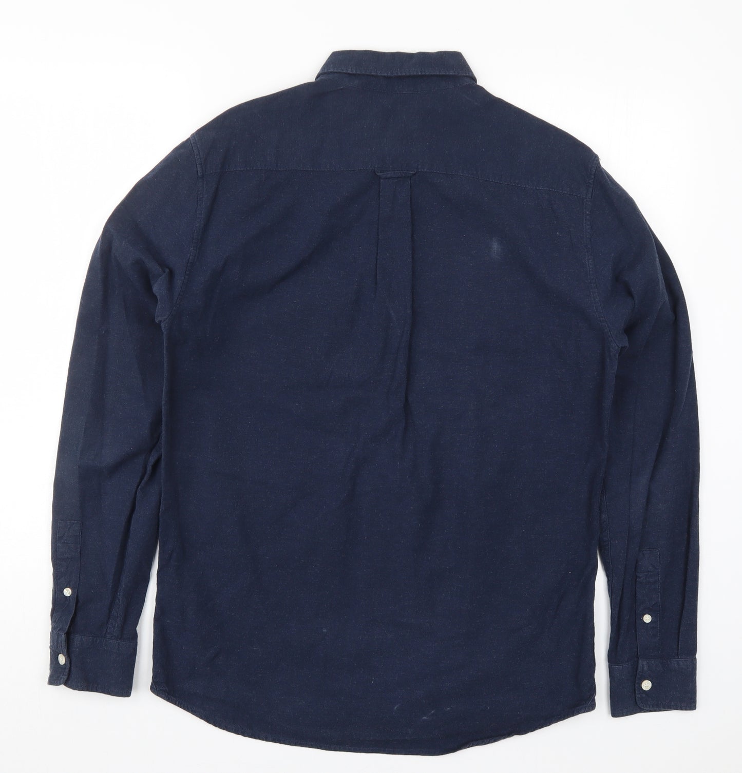 Pull & Bear Mens Blue    Button-Up Size M