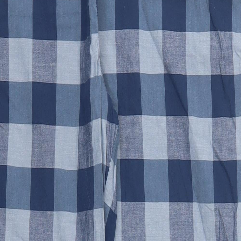 Primark Mens Blue Check  Trousers  Size M L29 in - Pyjama Pants
