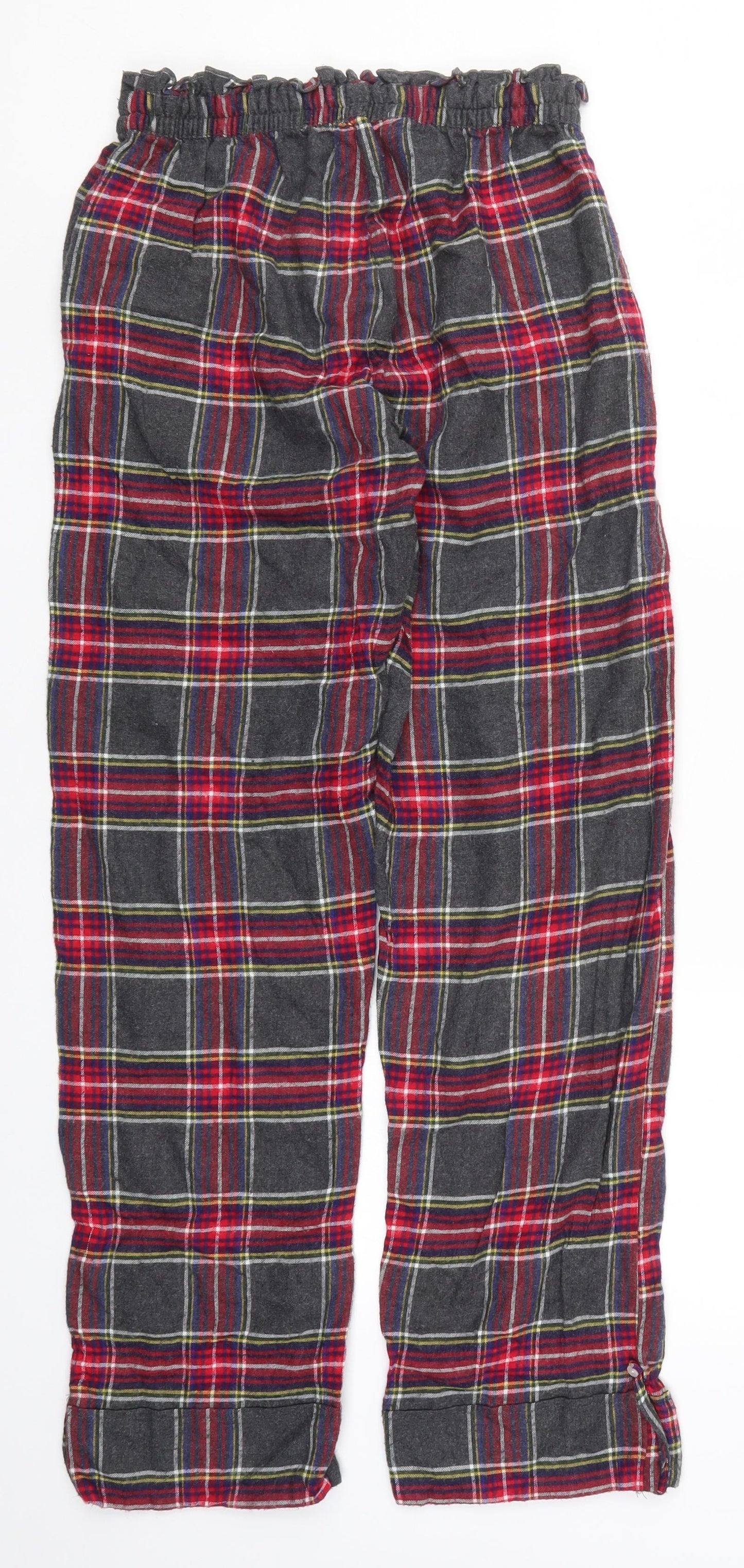 New Look Womens Grey Check  Trousers  Size 8 L30 in - Red Pyjama Pants