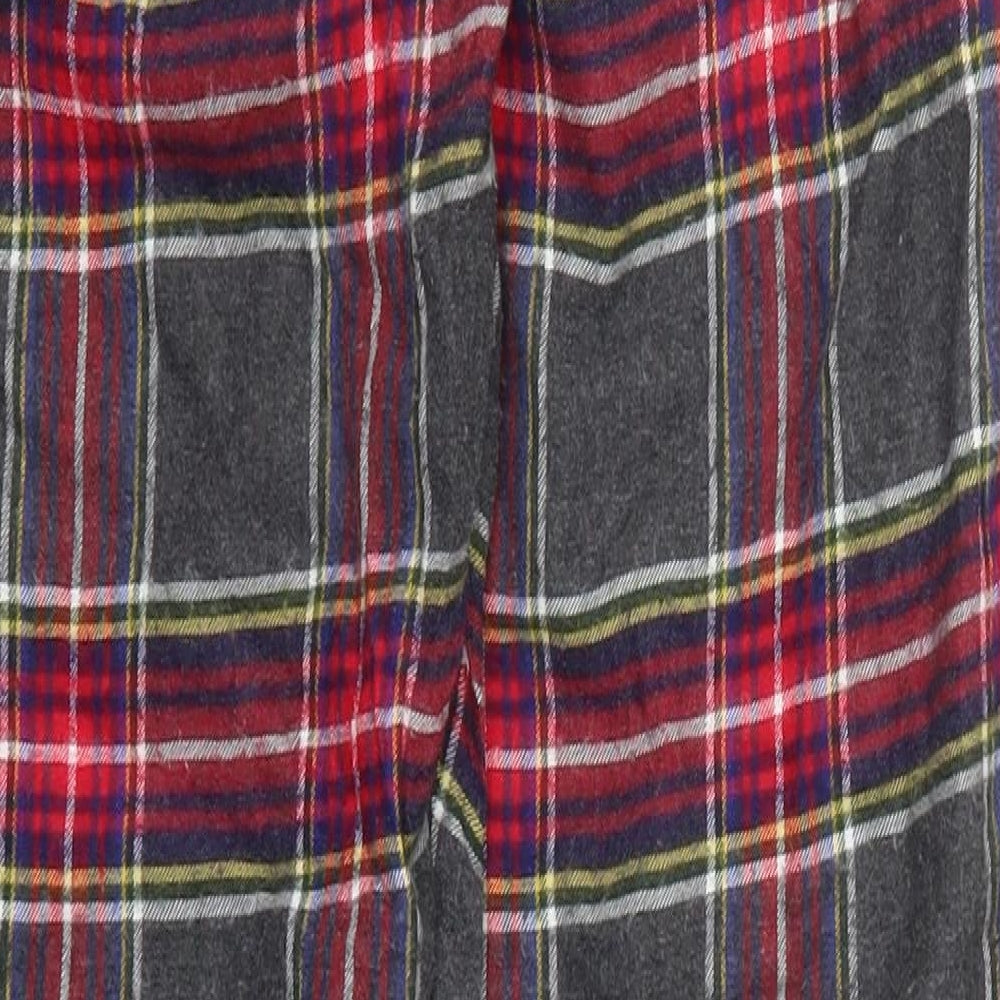 New Look Womens Grey Check  Trousers  Size 8 L30 in - Red Pyjama Pants