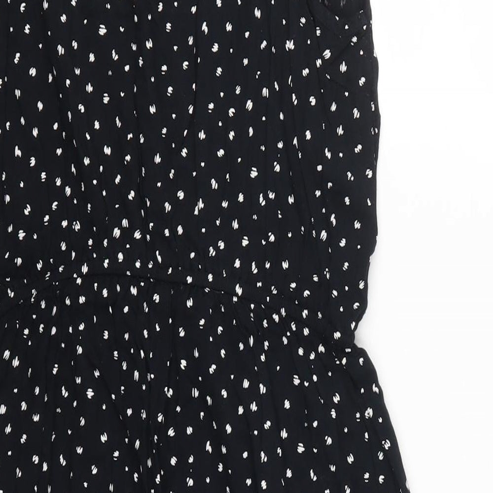 F&F Womens Black Geometric  A-Line  Size 14
