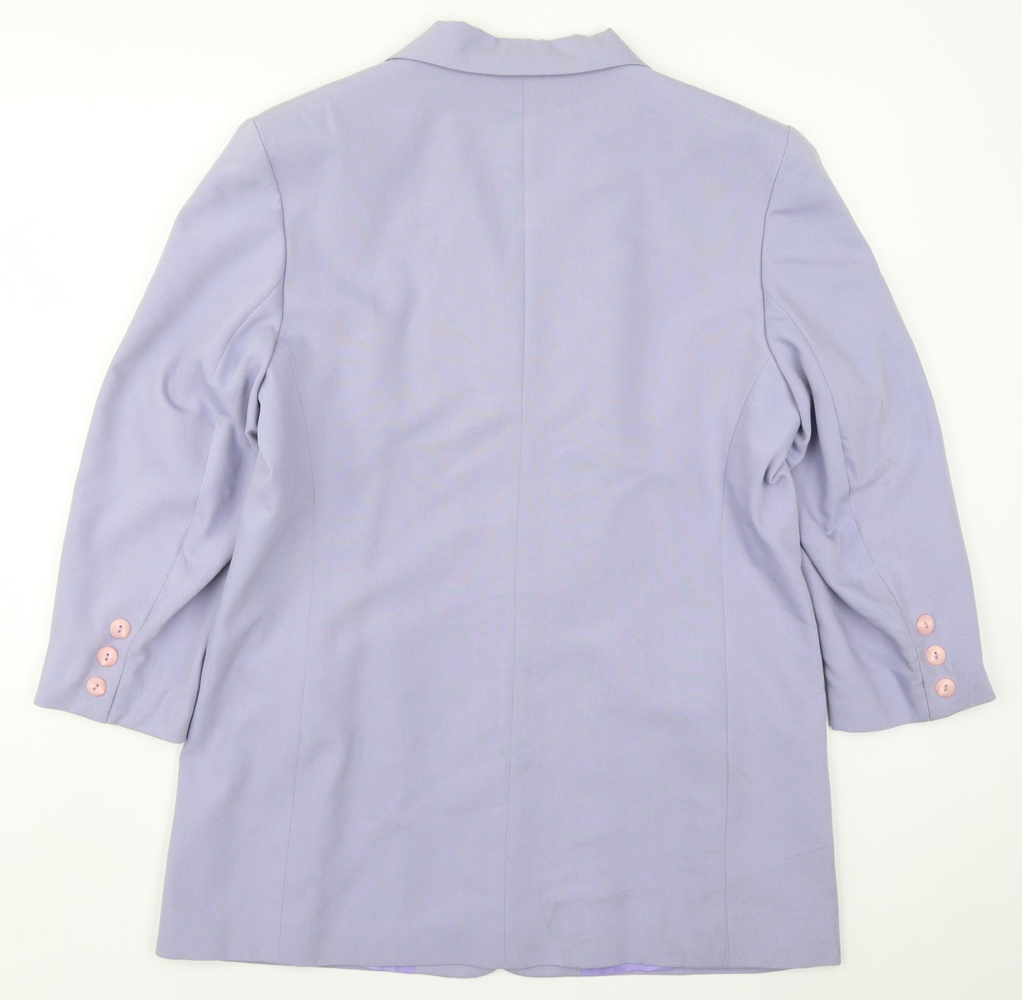 Classic Woman Womens Purple   Jacket Suit Jacket Size 18