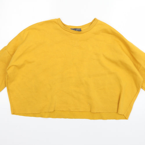 Primark Womens Yellow   Pullover Jumper Size 12