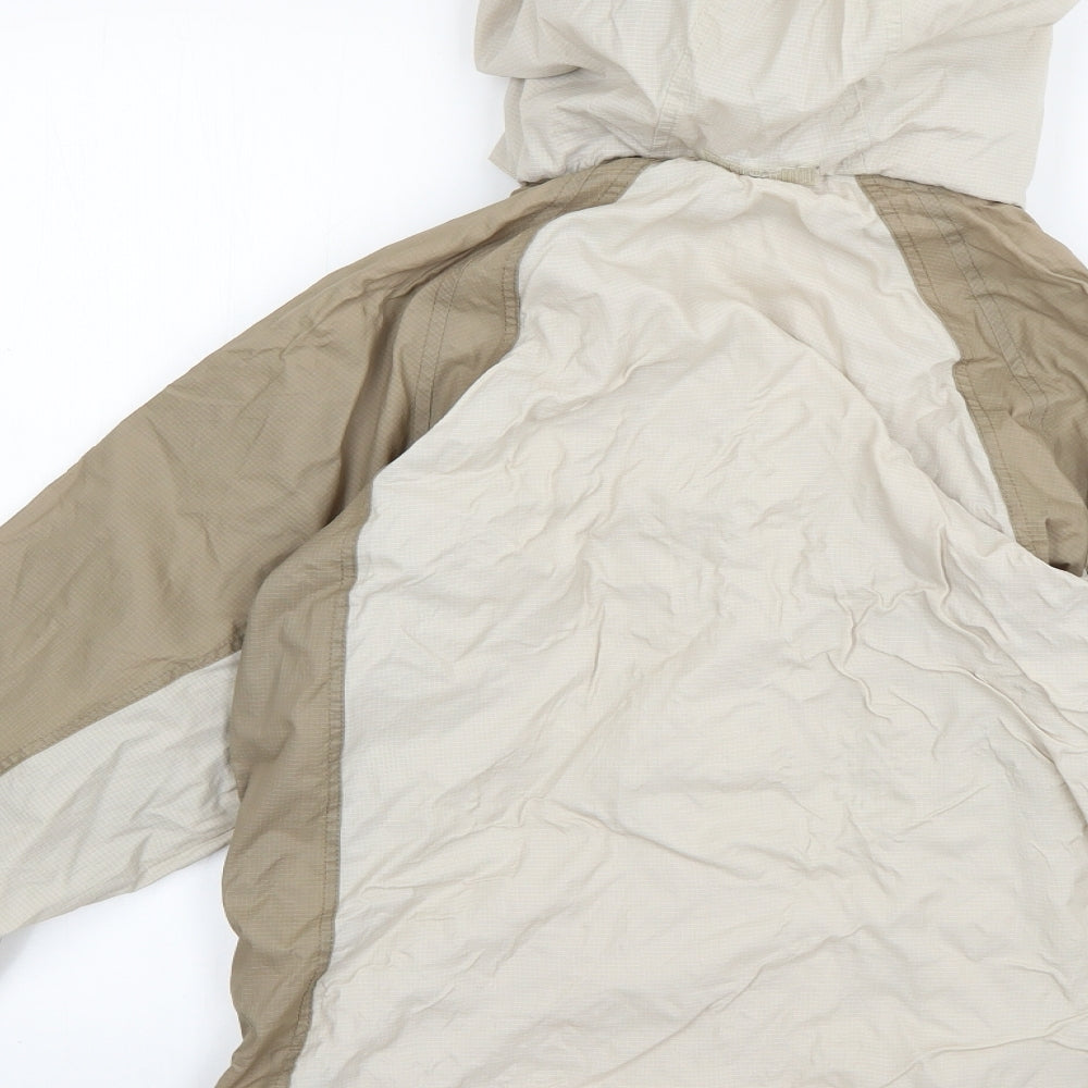 Outdoor Womens Beige   Rain Coat Coat Size 10