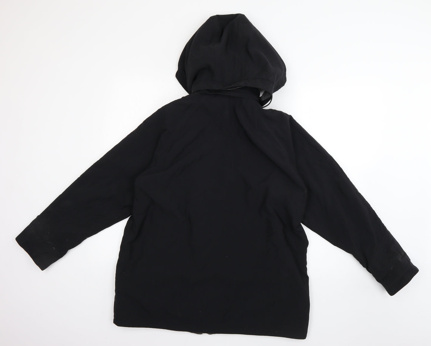 Marks and Spencer Womens Black   Rain Coat Coat Size 12