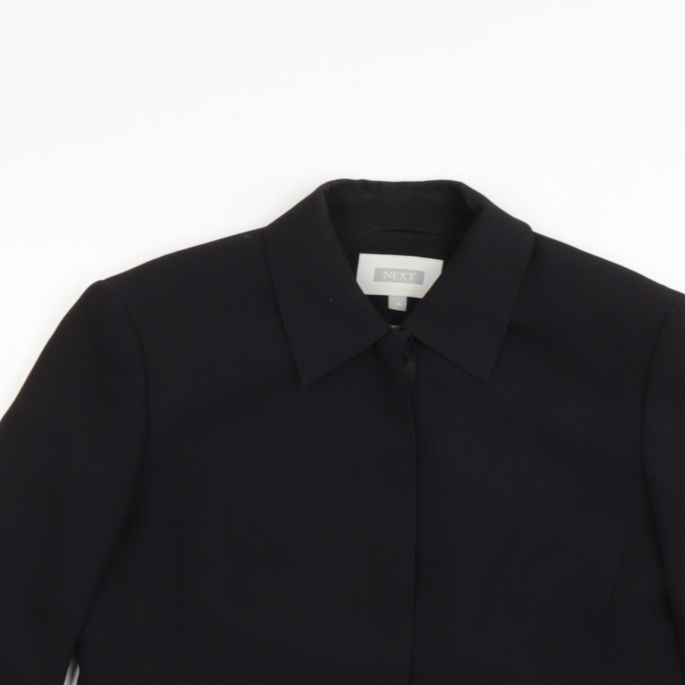 NEXT Womens Black Polka Dot  Jacket Blazer Size 14