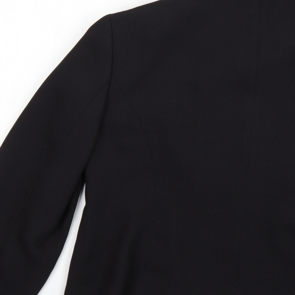NEXT Womens Black Polka Dot  Jacket Blazer Size 14