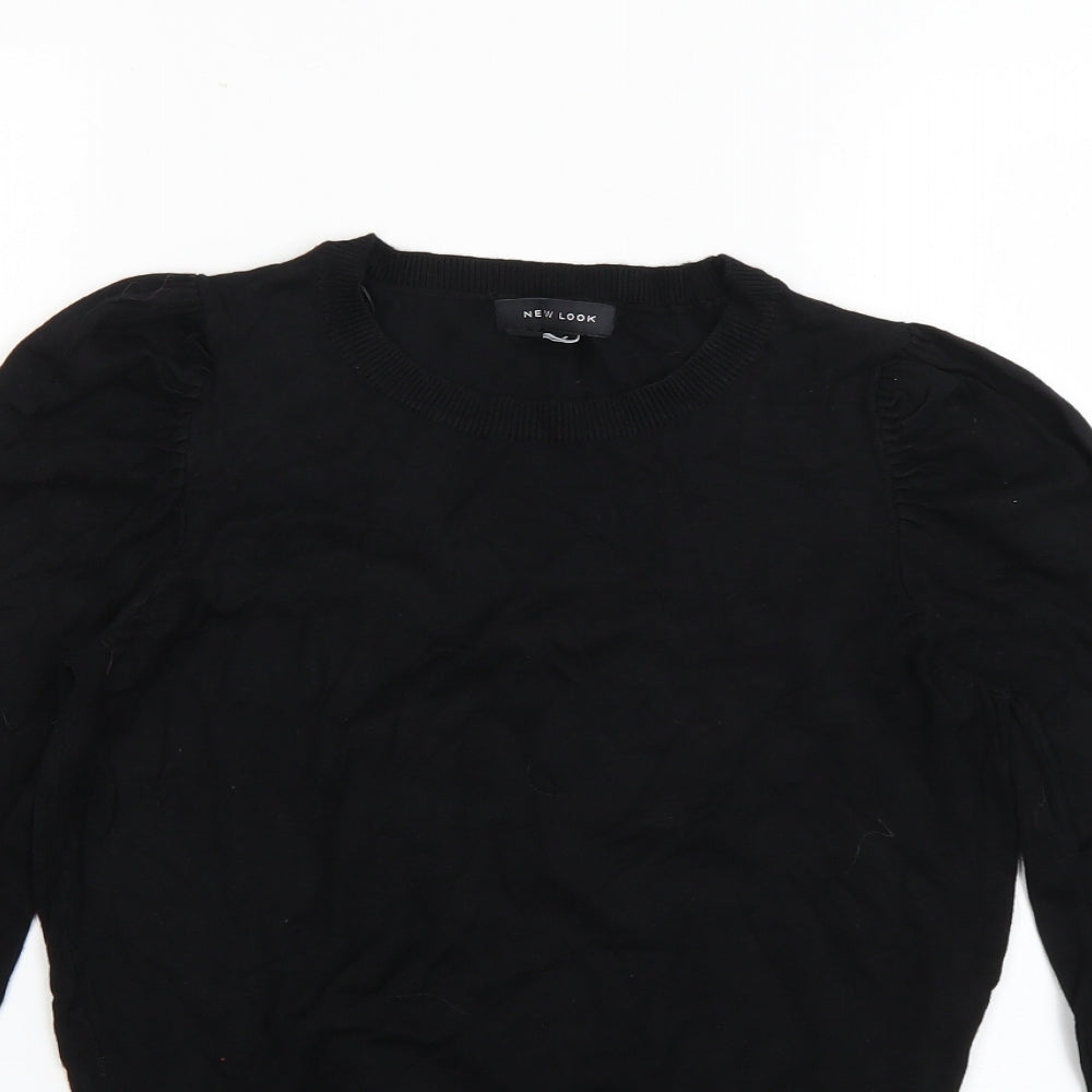 New Look Womens Black   Pullover Jumper Size 8