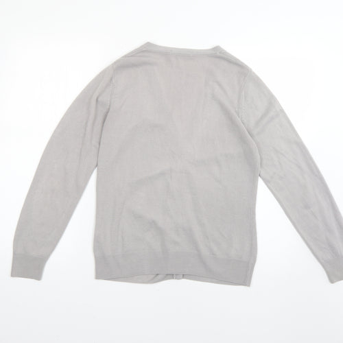 Marks and Spencer Womens Grey   Cardigan Jumper Size 10