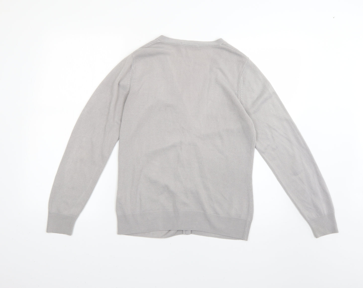 Marks and Spencer Womens Grey   Cardigan Jumper Size 10