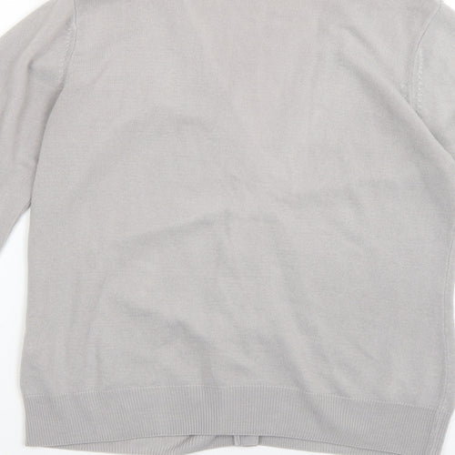 Marks and Spencer Womens Grey   Cardigan Jumper Size 10