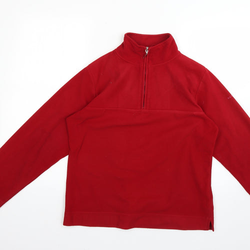 Active Womens Red   Pullover Jumper Size 10