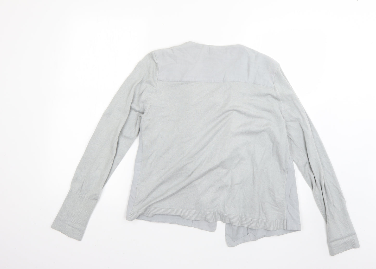 Marks and Spencer Womens Grey   Cardigan Jumper Size 14