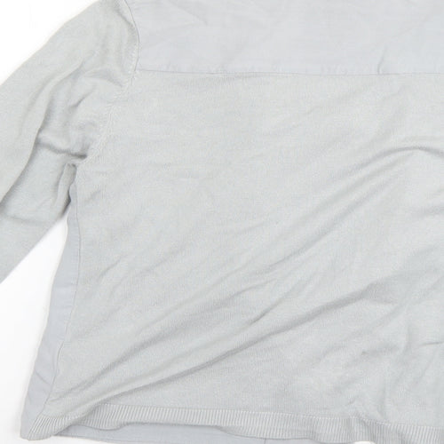 Marks and Spencer Womens Grey   Cardigan Jumper Size 14