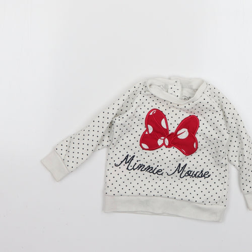 Primark Baby Multicoloured Polka Dot  Pullover Jumper Size 9-12 Months