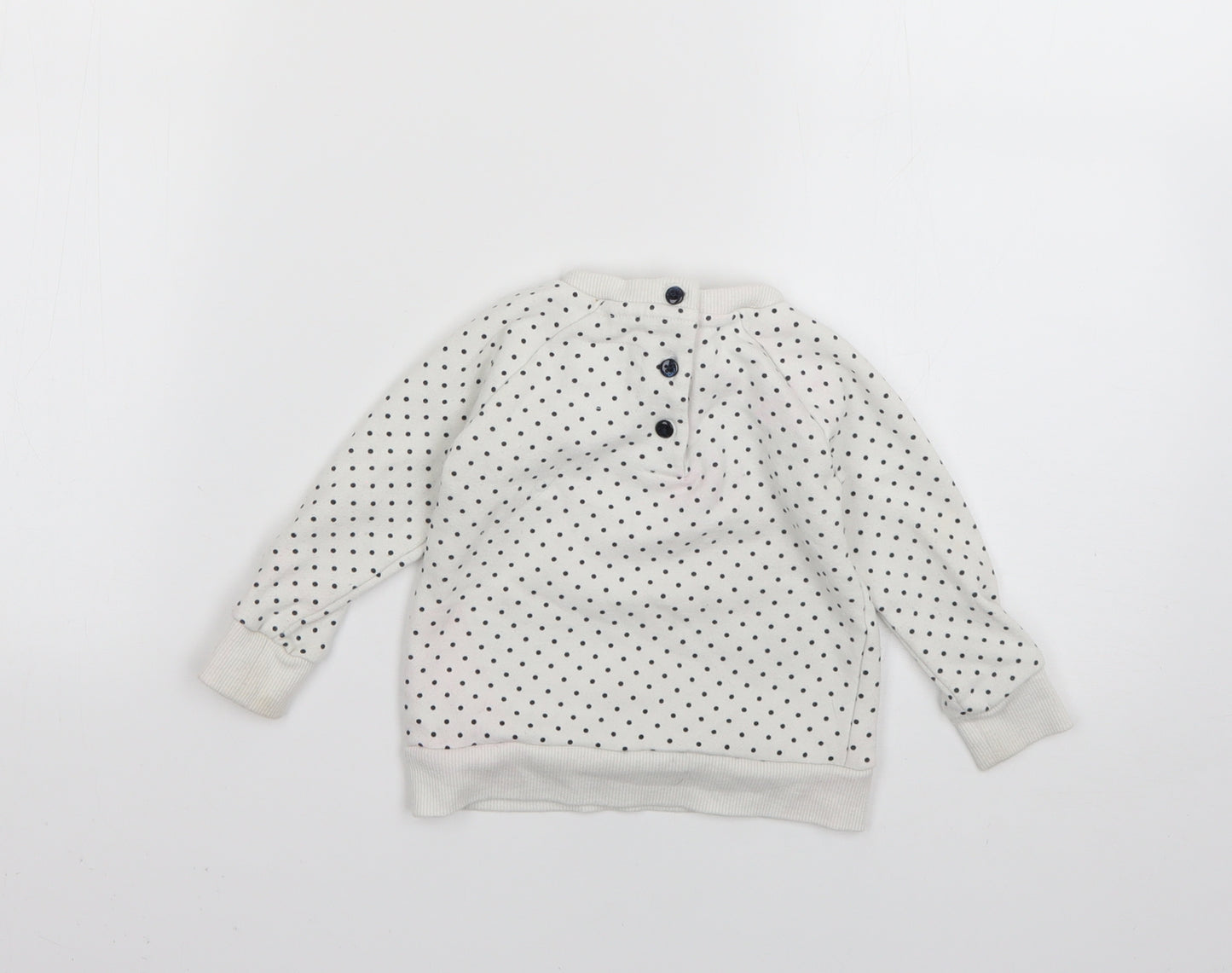 Primark Baby Multicoloured Polka Dot  Pullover Jumper Size 9-12 Months