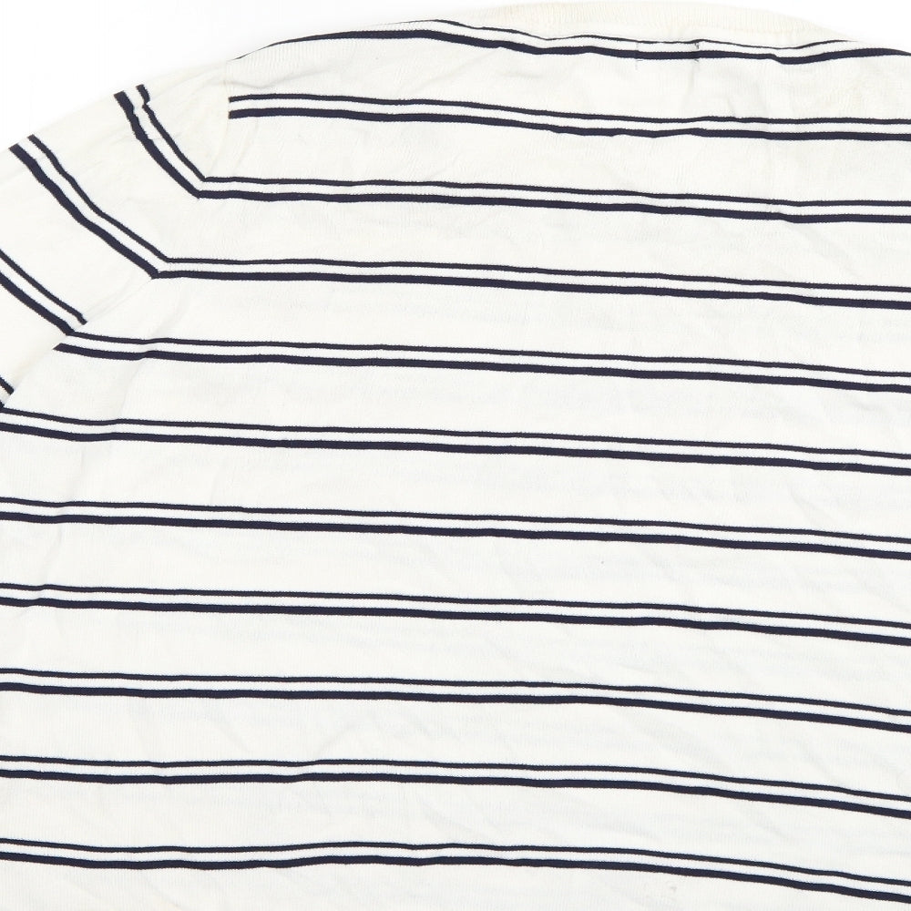 F&F Womens Multicoloured Striped  Pullover Jumper Size 14