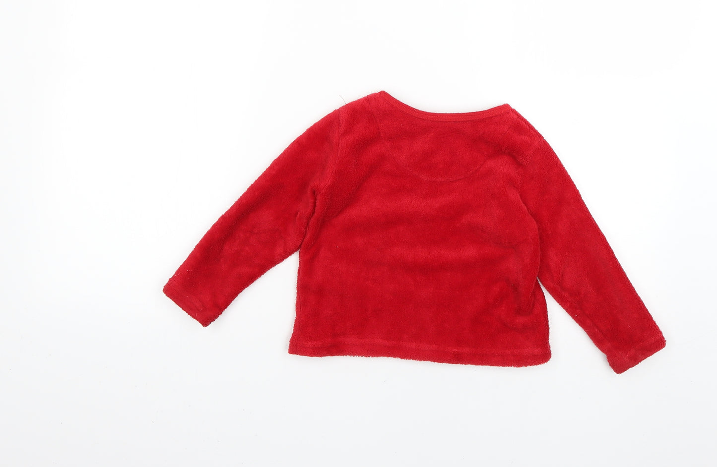 Primark Girls Red   Top Pyjama Top Size 2-3 Years  - Christmas