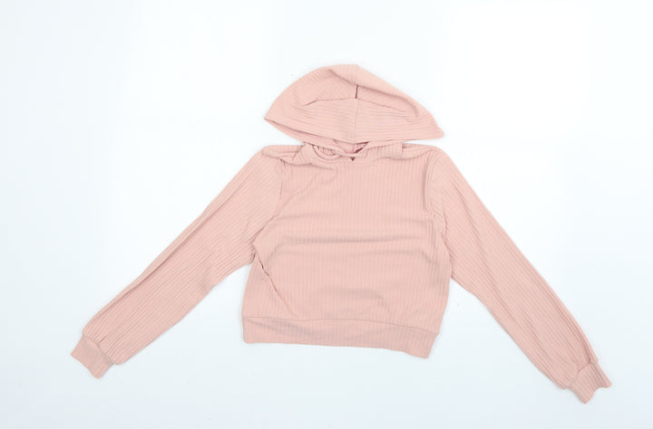 New Look Girls Pink   Pullover Hoodie Size S
