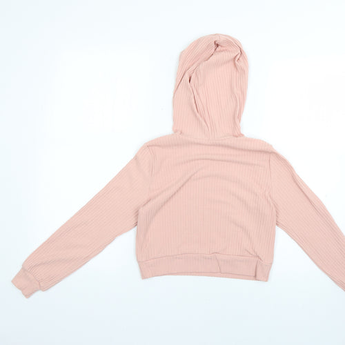 New Look Girls Pink   Pullover Hoodie Size S