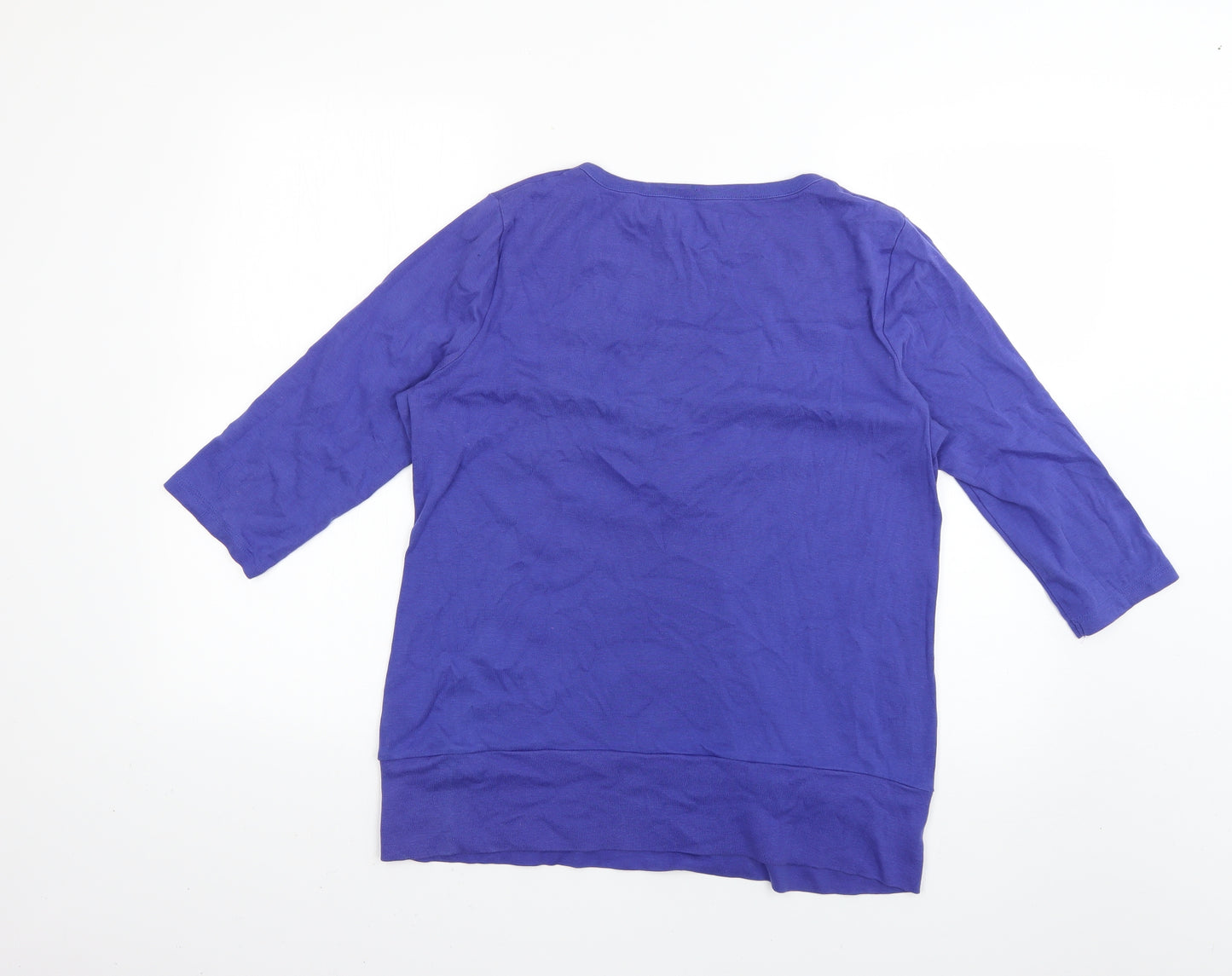 TRUE Womens Purple   Pullover Jumper Size 16