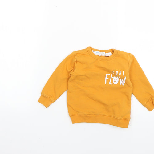 lft baby Baby Yellow   Pullover Jumper Size 6-9 Months