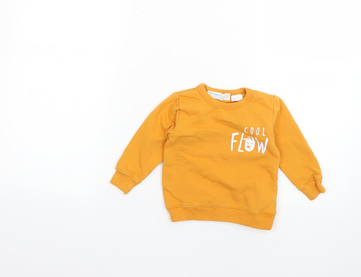 lft baby Baby Yellow Pullover Jumper Size 6-9 Months