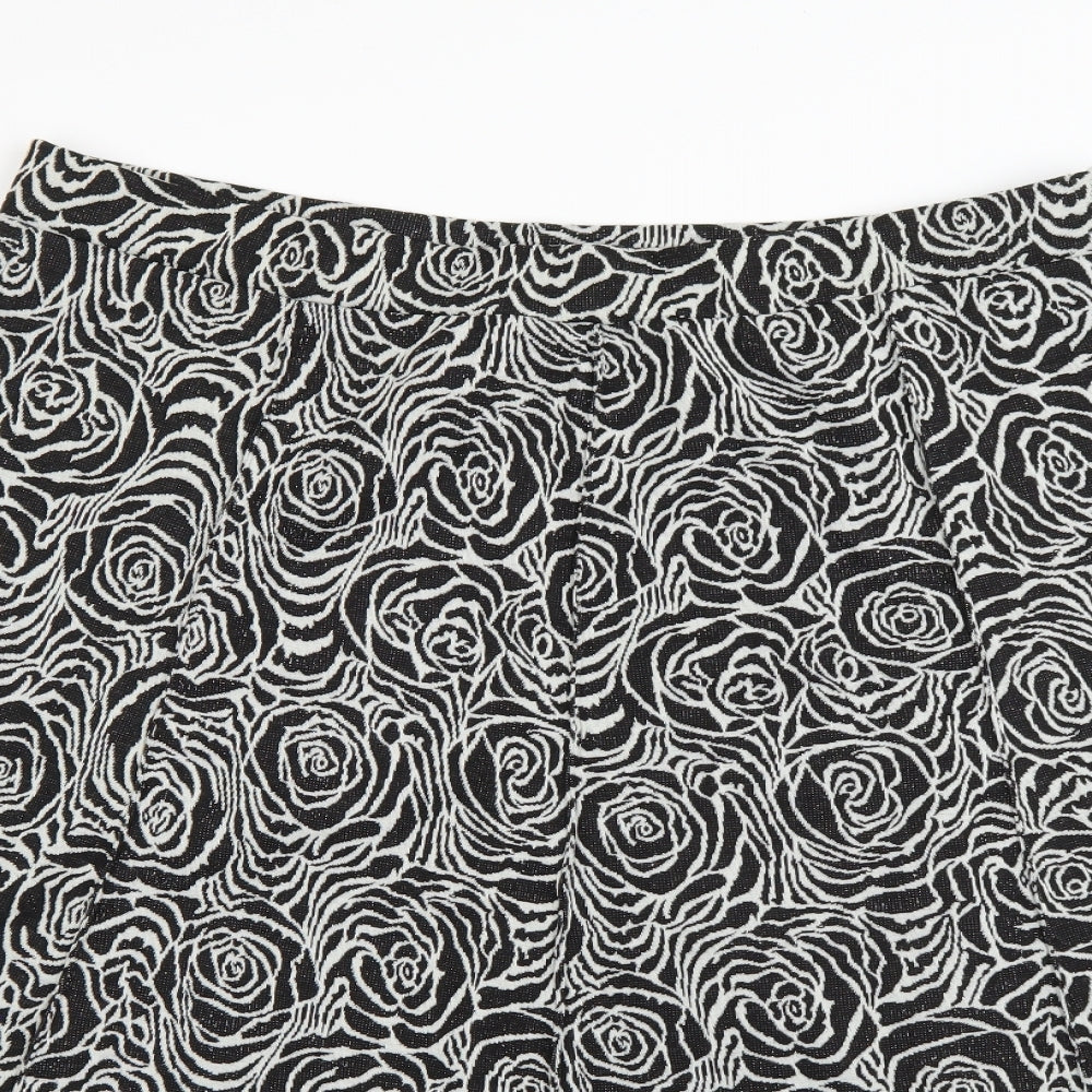 Damart Womens Multicoloured Geometric  Flare Skirt Size 24