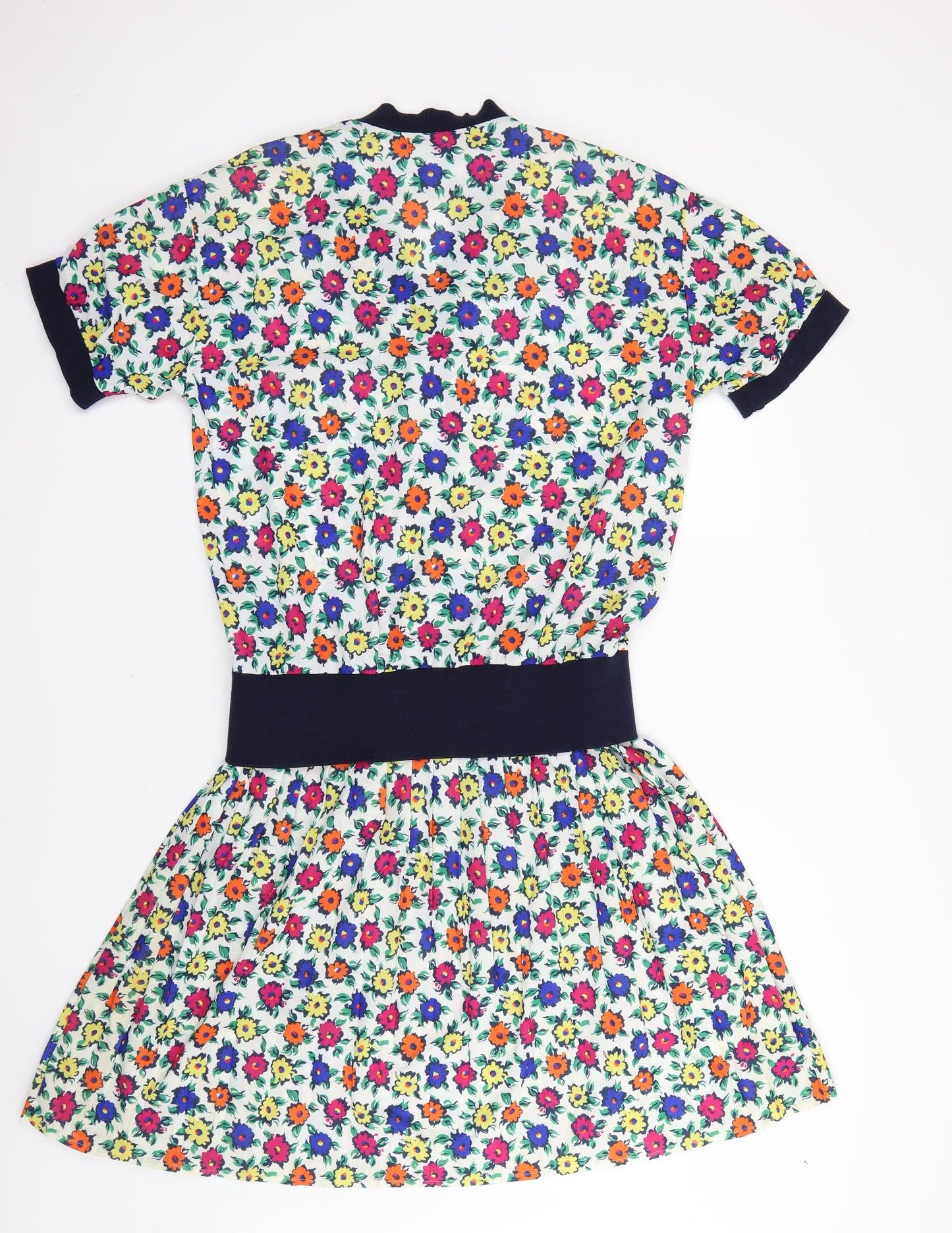 st michael Womens Multicoloured Floral  Shirt Dress  Size 14