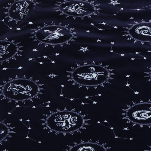 love to lounge Womens Blue Geometric  Kimono Pyjama Set Size 10