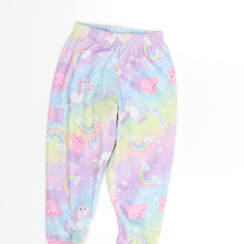 mataln Girls Multicoloured Geometric   Pyjama Pants Size 5 Years