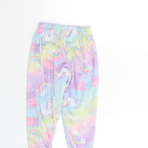 mataln Girls Multicoloured Geometric   Pyjama Pants Size 5 Years