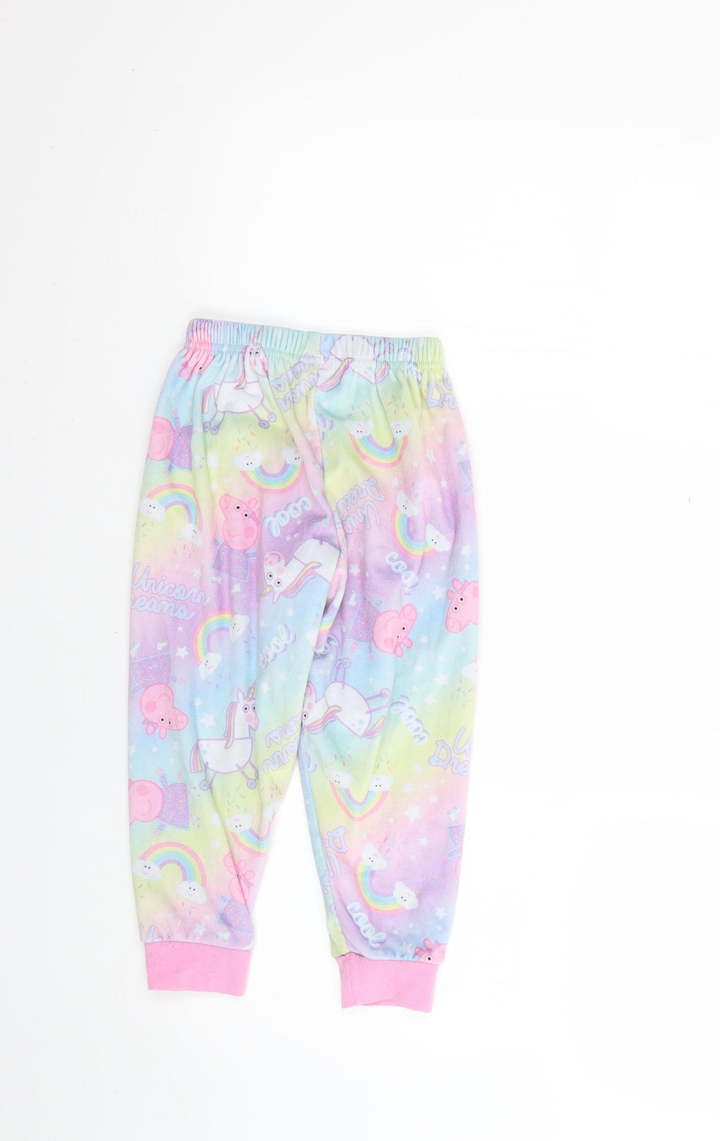 mataln Girls Multicoloured Geometric   Pyjama Pants Size 5 Years