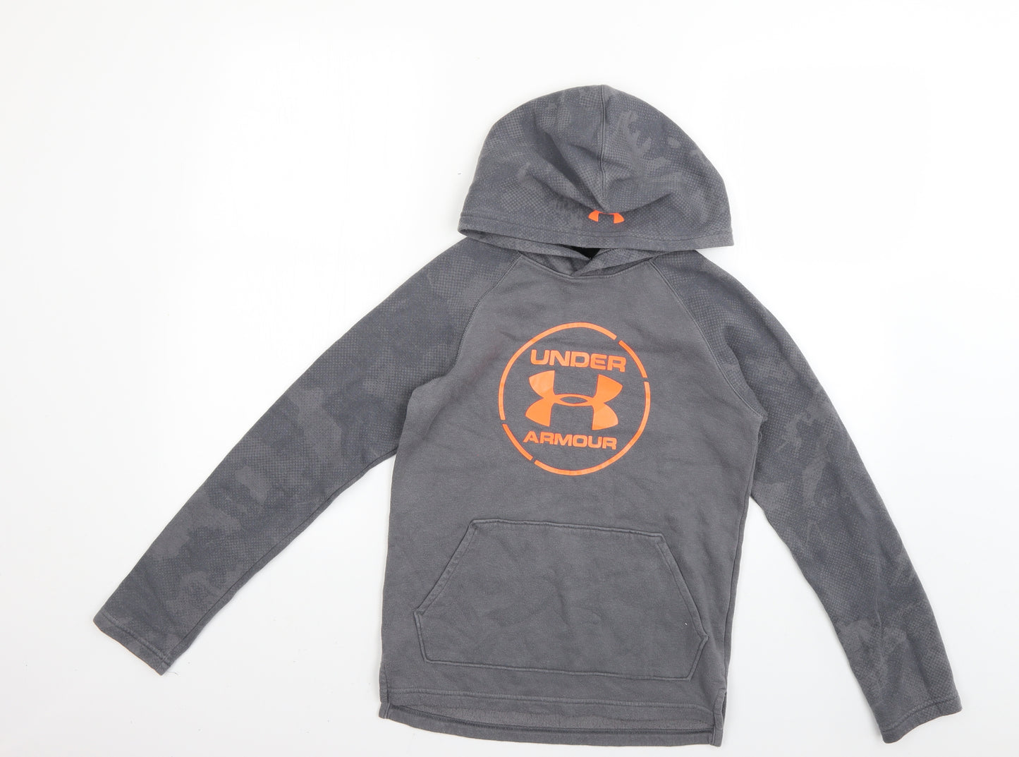 Under armour Boys Grey   Pullover Hoodie Size 11-12 Years