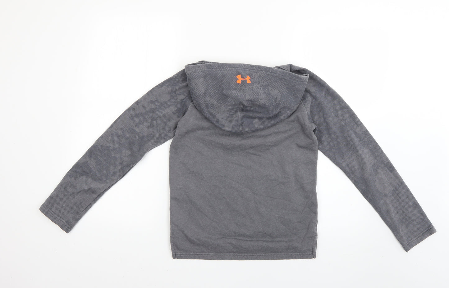 Under armour Boys Grey   Pullover Hoodie Size 11-12 Years