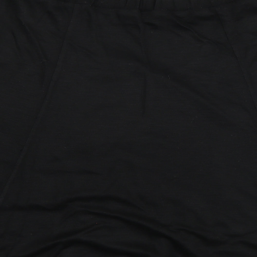 Preworn Womens Black   Flare Skirt Size 26