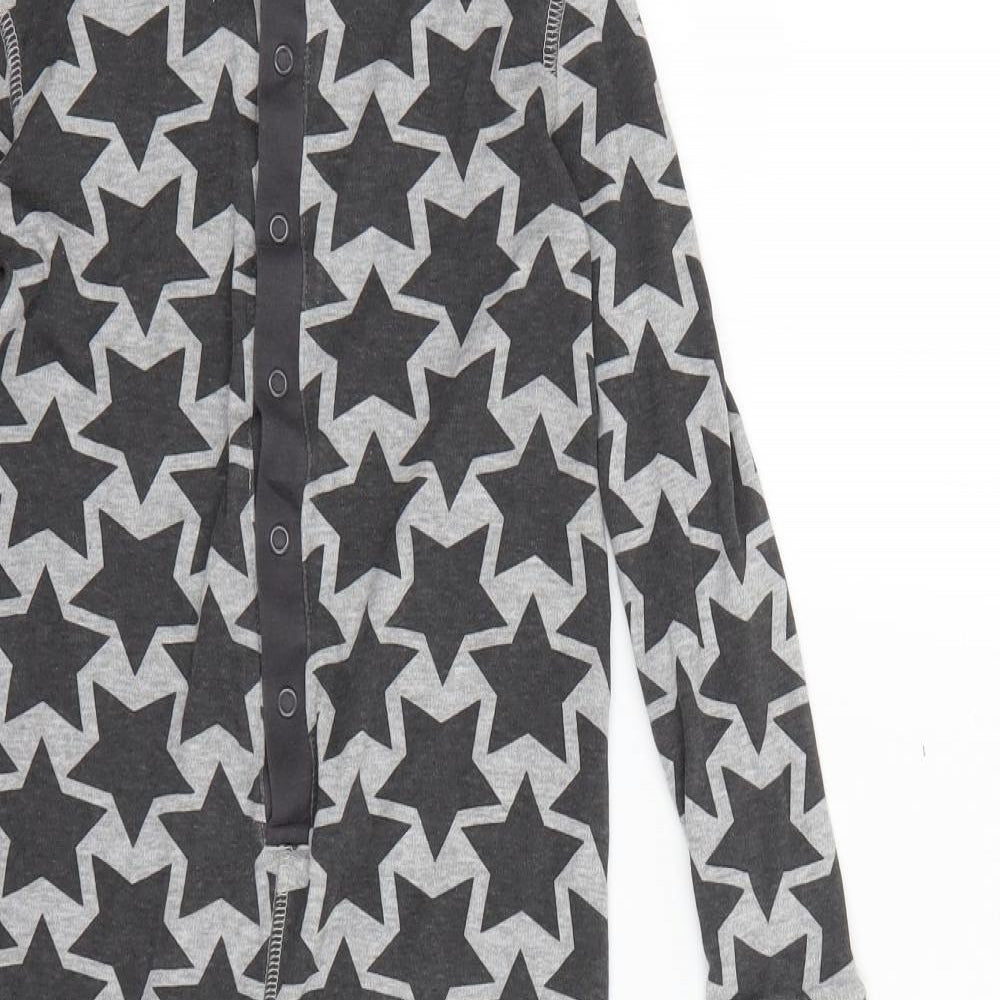 gerge Boys Grey Geometric   One Piece Size 8-9 Years