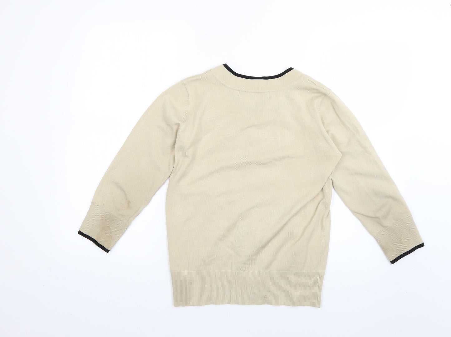 Principles Womens Beige   Cardigan Jumper Size 12