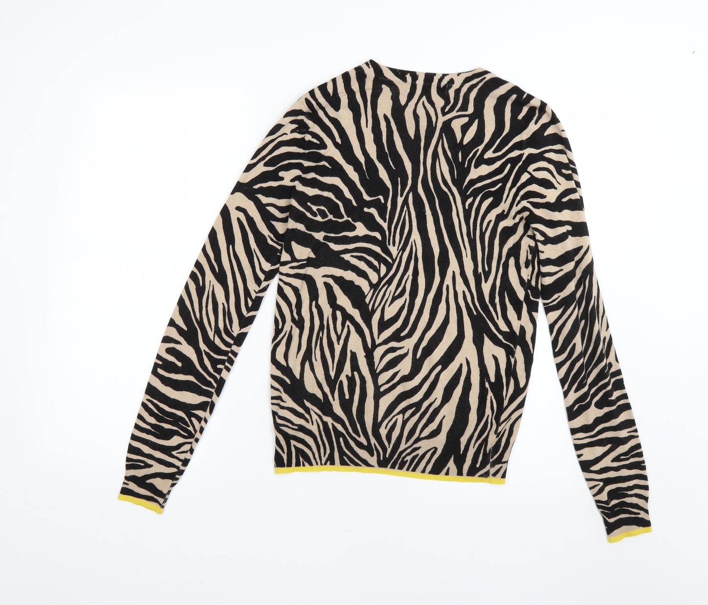 Marks and Spencer Womens Multicoloured Animal Print  Pullover Jumper Size 10