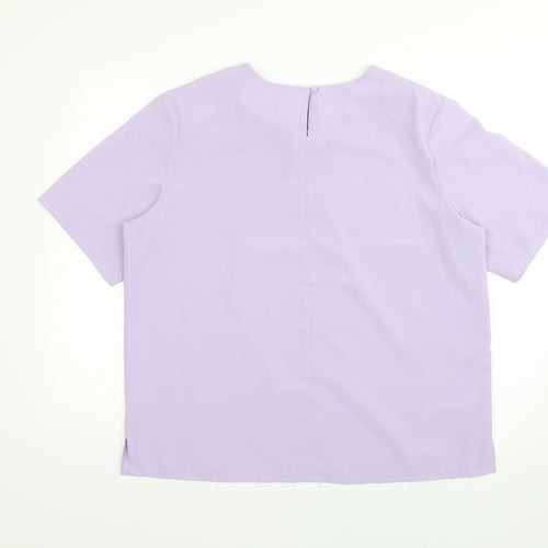 fashion collection Womens Purple   Basic Blouse Size 18