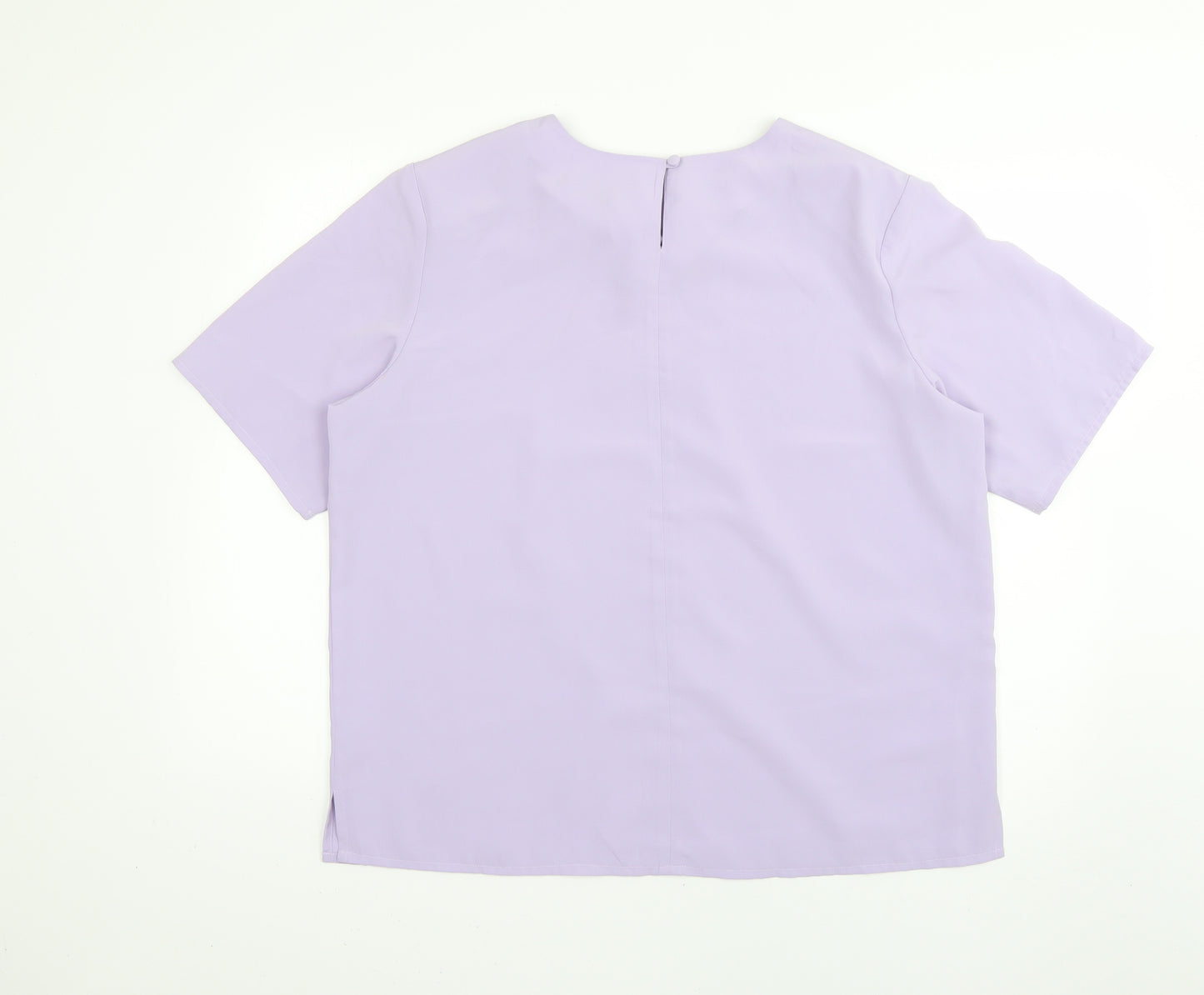 fashion collection Womens Purple   Basic Blouse Size 18