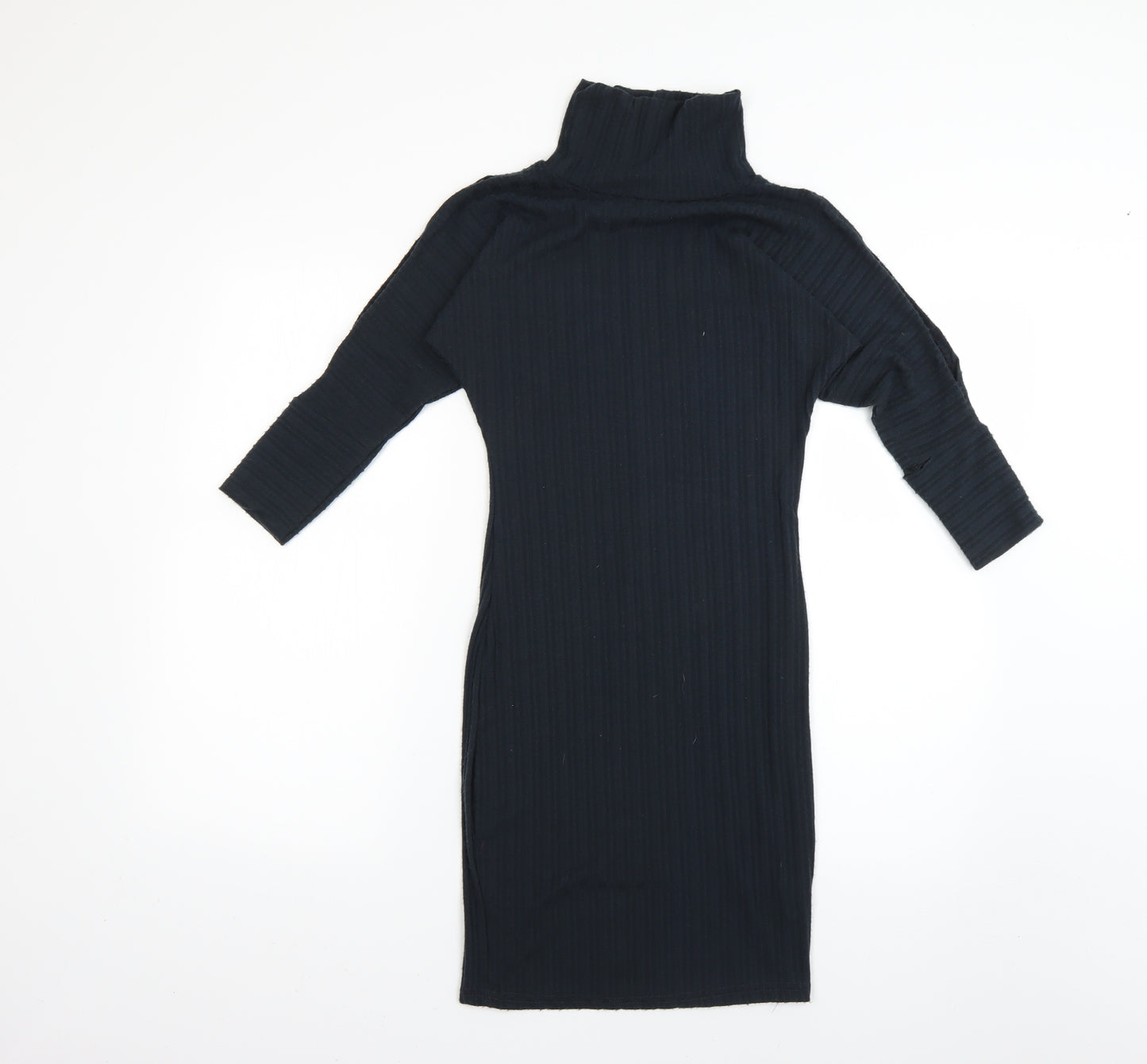 Select Womens Blue Striped  Jumper Dress  Size 8