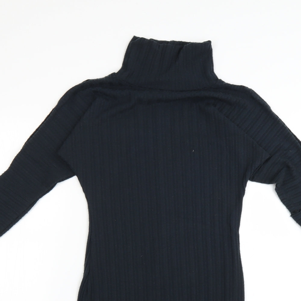 Select Womens Blue Striped  Jumper Dress  Size 8