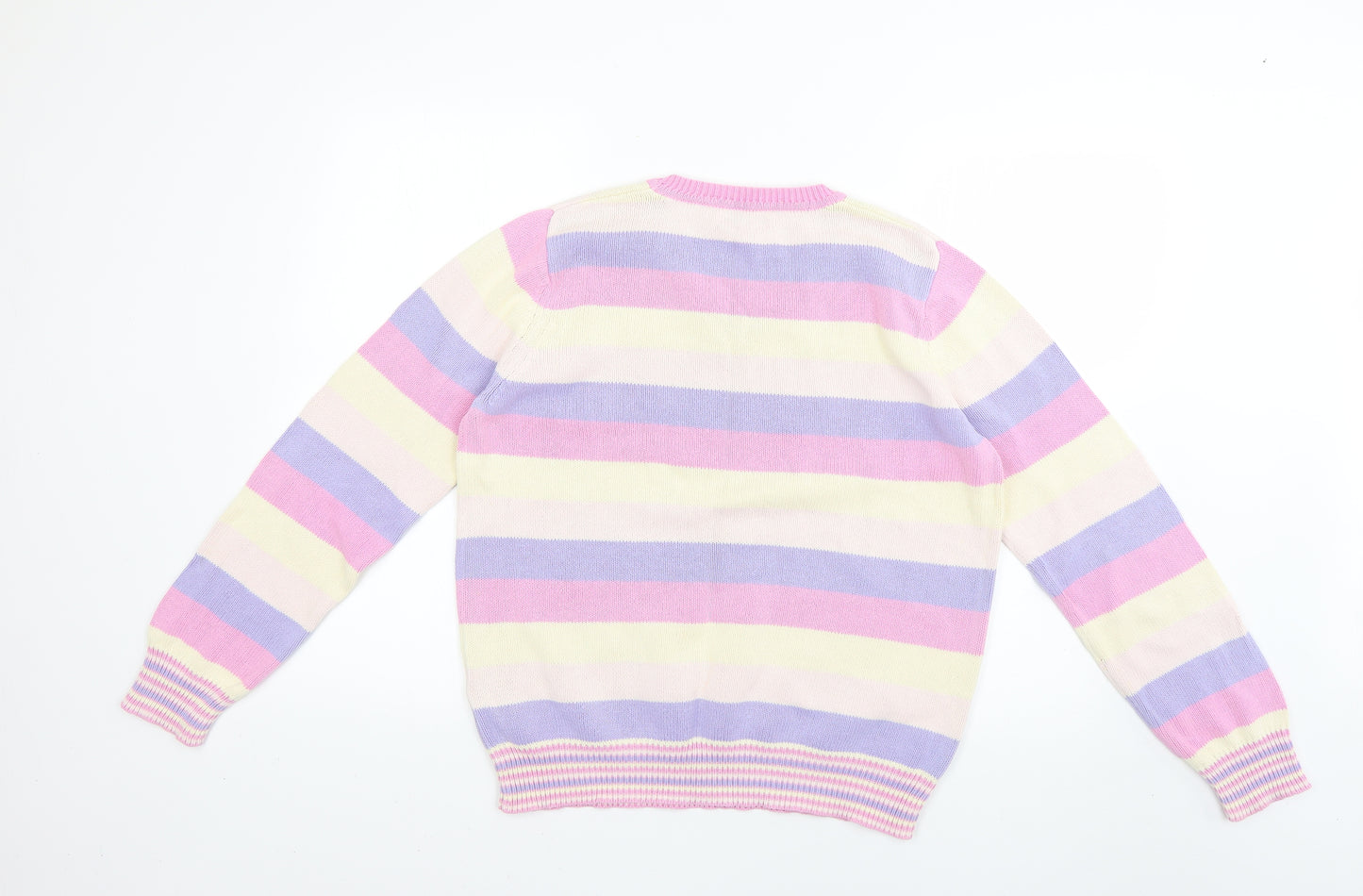 dalmart Womens Multicoloured Striped  Pullover Jumper Size 14