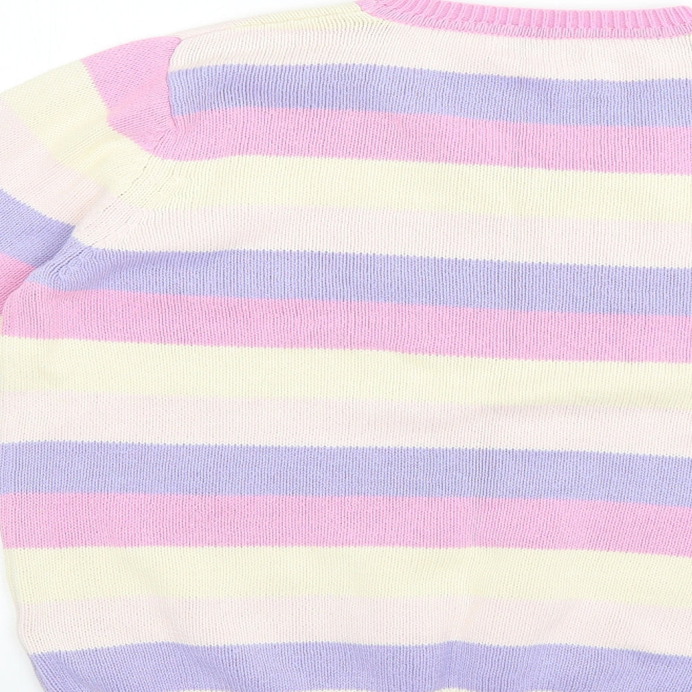 dalmart Womens Multicoloured Striped  Pullover Jumper Size 14