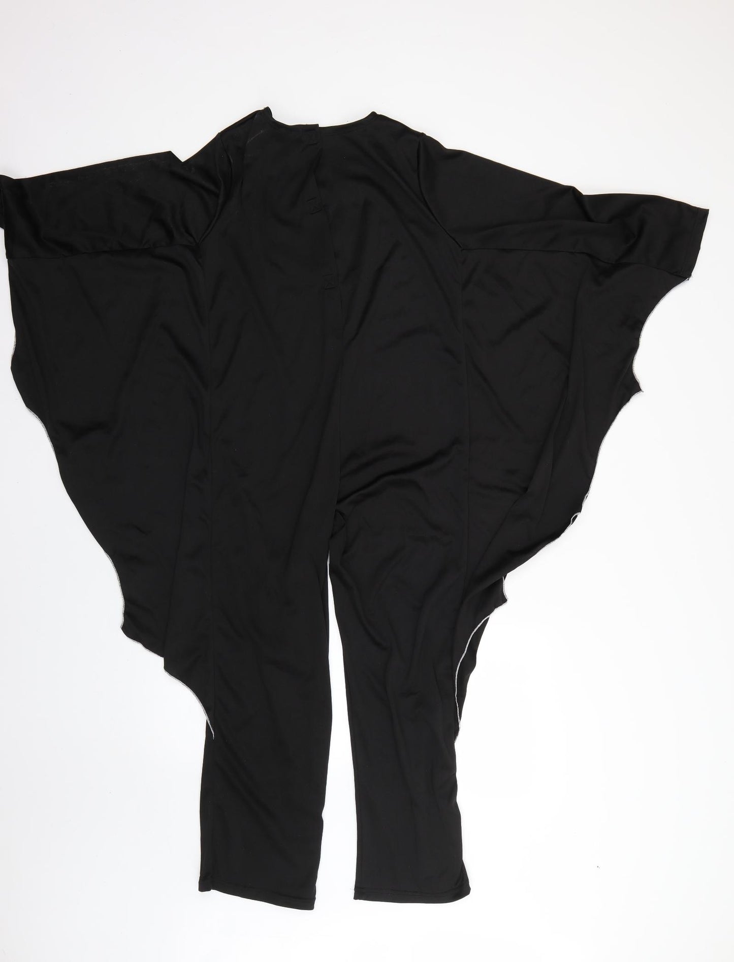tesco Girls Black Geometric  Jumpsuit One-Piece Size 9-10 Years  - Halloween