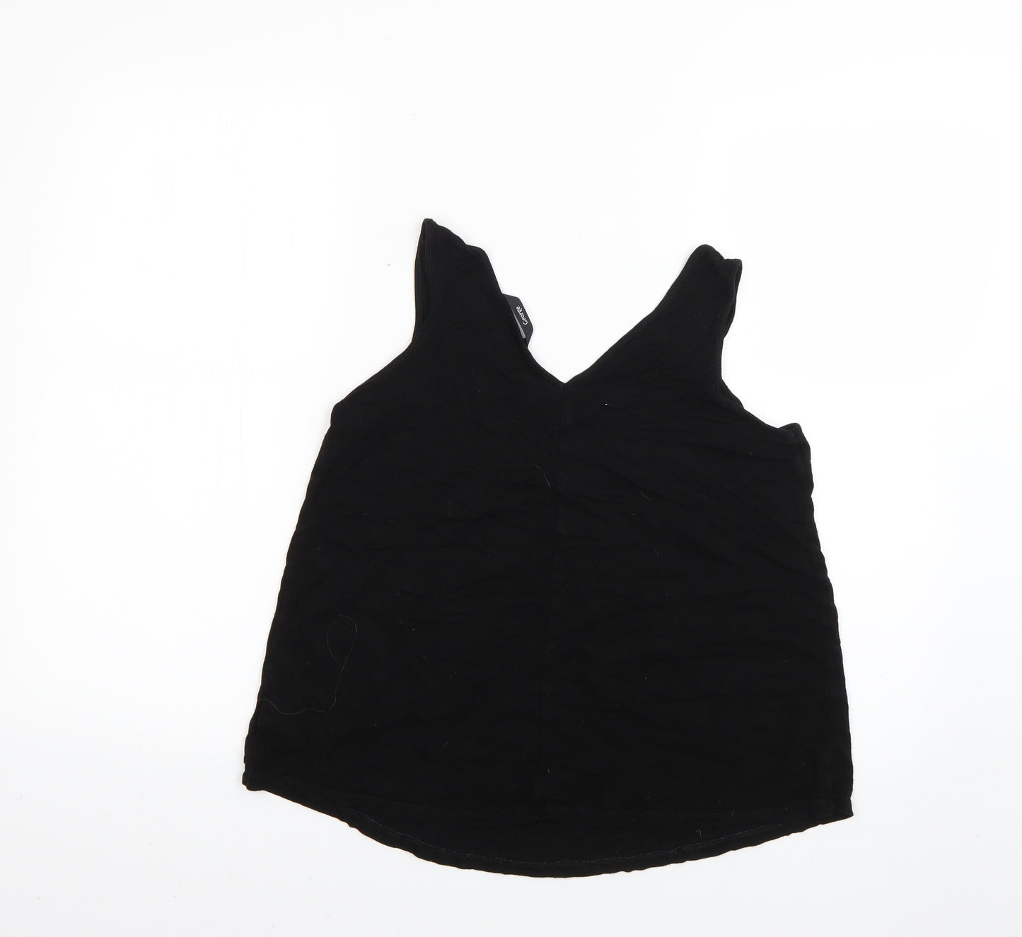 George Womens Black   Basic Blouse Size 8