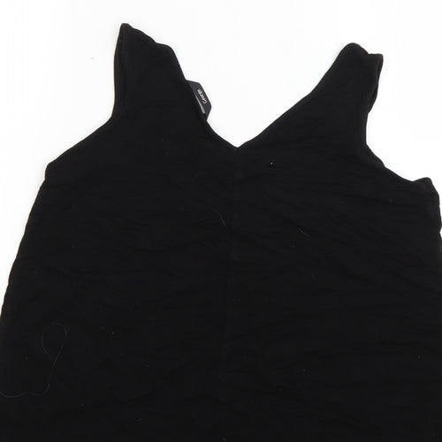 George Womens Black   Basic Blouse Size 8
